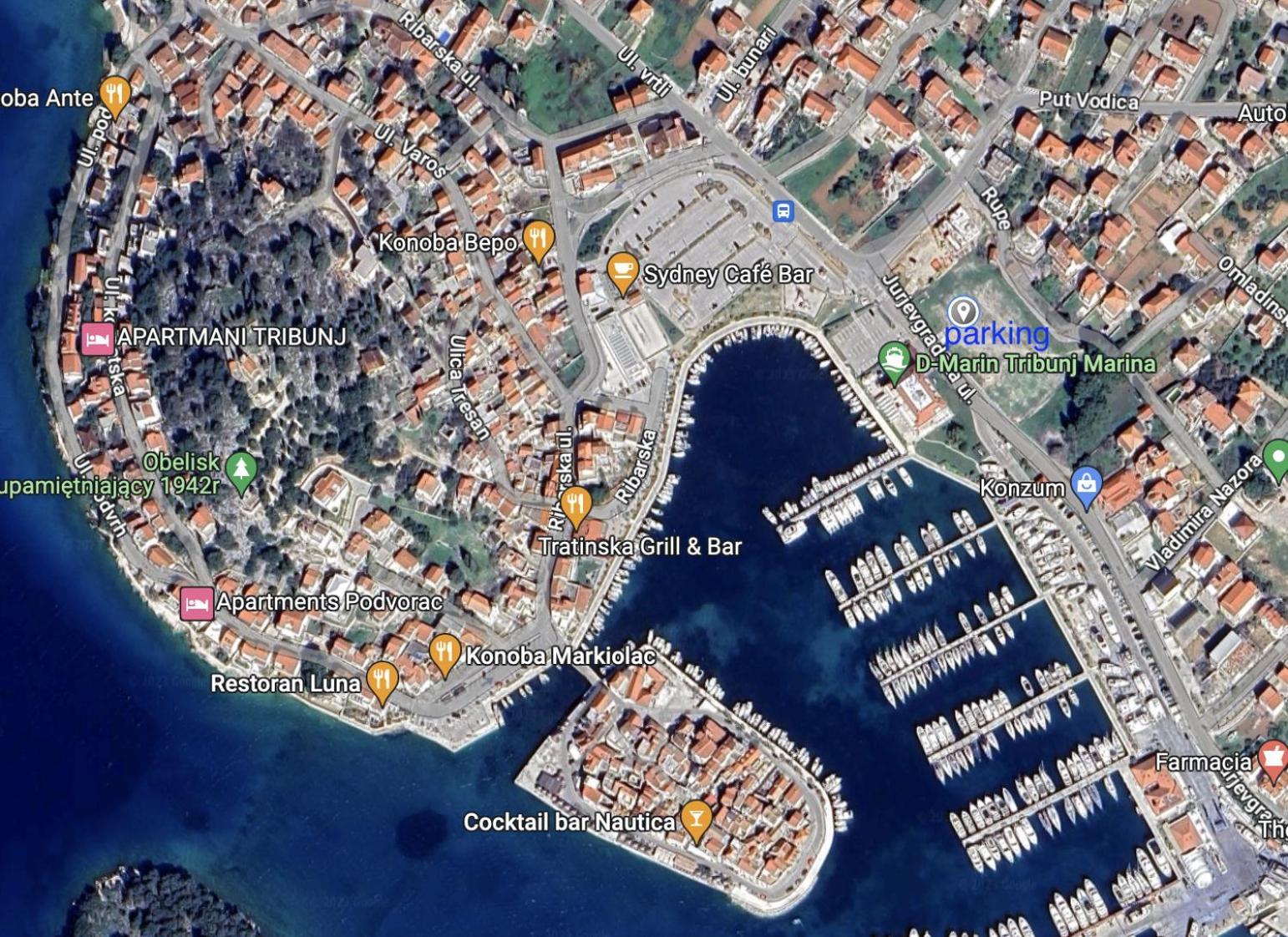 Seaview Apartment Tribalj Dış mekan fotoğraf